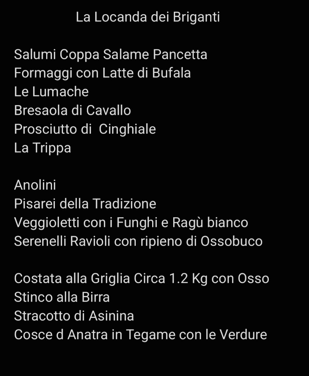 Menu La Locanda Dei Briganti-2