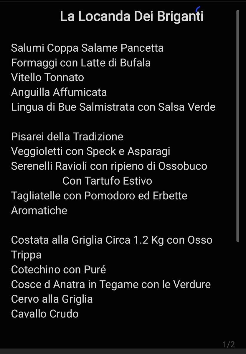 Menu La Locanda Dei Briganti-5